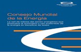Consejo Mundial de la Energía - World Energy Council · PDF fileConsejo Mundial de la Energía 1 Dibujar el mapa de la energía Los sistemas de suministro de energía a nivel mundial