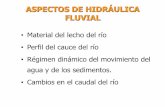 ASPECTOS DE HIDRÁULICA FLUVIAL - …julianrojo.weebly.com/uploads/1/2/0/0/12008328/aspectos_de... · ASPECTOS DE HIDRÁULICA FLUVIAL •Material del lecho del río •Perfil del