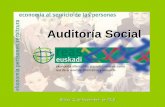 Auditoría Social - n... · PDF fileAuditoria Social - REAS Proceso de colaboración entre entidades 53 Organizaciones sociales Más de 5 años de trabajo Herramienta de gestión