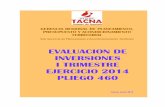 Operativo Institucional 2014, PDRC · PDF filede vida, y con el objetivo de ubicar a Tacna como un departamento con índices significativos, se puede destacar la ejecución de los