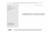 Código IFAC de Etica para Contadores Profesionales · PDF fileCódigo IFAC de Etica para Contadores Profesionales – Noviembre 2001 – Pág.8 Traducido por S.A.Mantilla, Departamento