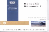 b  · PDF filelas autoevaluaciones que le permitirán retroalimentar los conocimientos adquiridos. ... instituciones básicas del Derecho Romano y su Mexicano;