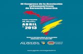 de Gerencia Deportiva - algede.comalgede.com/Folleto2013.pdf · de Gerencia Deportiva Pereira, Colombia 25, 26 y 27 de ABRIL de 2013 “Retos y perspectivas de la gestión ... Responsabilidad