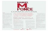 convocatoria CORREGIDA FMMP - gob.mx · PDF filearpa, timbales (1 timbalista), percusiones (1 ó 2 percusionistas), 5 atriles de primeros violines, 4 ... la partitura y las partichelas