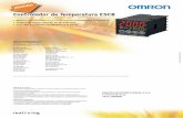 Controlador de Temperatura E5CB - ds- · PDF file¡La mejor temperatura a su alcance! • Máximo rendimiento a un coste sorprendentemente económico • Display de mayor tamaño de