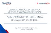 GEOTECNIA APLICADA EN MECANICA DE SUELOS Y …play.qualiconlatam.com/ayuda/GMG/M2/1/10.1_sostenimiento_y... · proyectado, malla metálica y cimbras de acero, los cuales soportan