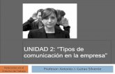 UNIDAD 2: “Tipos de comunicación en la empresa”elprofedefol.wikispaces.com/file/view/UD2.+TIPOS+DE+COMUNICACI… · 4 b) Comunicación vertical ... Unidad 2: Tipos de comunicación