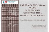 SÍNDROME CONFUSIONAL AGUDO EN EL PACIENTE  · PDF filePatrones funcionales más afectados