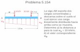 review problem 5 - Máster Sergio J. Navarro Hudiel · PDF fileLa viga AB soporta dos cargas concentradas y descansa sobre el suelo el cual ejerce una carga linealmente distribuida