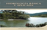 Hidrología básica y aplicada - Repositorio Digital-UPS: Homedspace.ups.edu.ec/bitstream/123456789/6758/1/Hidrologia basica y... · El libro contiene ejercicios resueltos y propuestos