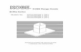 KOBE Range Hoods Brillia  · PDF file[espaÑol] - lea y guarde estas instrucciones – contenido instrucciones importantes de seguridad