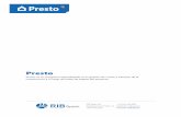 Catálogo de Presto - iTWO. Software para construcción. · PDF fileSegún ISO 14001:2004. Presto Web Permite publicar en Internet un presupuesto, un cuadro de precios o un catálogo