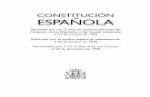 CONSTITUCIÓN ESPAÑOLA - boe.es · PDF file2. Una ley orgánica regulará las bases de la organización militar ... países y los apátridas podrán gozar del derecho de asilo en