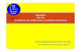 Resumen NIA 700 -   · PDF fileRESUMEN NIA 700 El Dictamen del Auditor Sobre los Estados Financieros CONTABILIDAD PUNTUAL “Su organización en buenas manos
