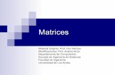 Matrices -  · PDF fileLas matrices (arreglos de dos dimensiones) ... -Inicializar los elementos de una matriz de 7 filas y 3 columnas de elementos enteros en cero