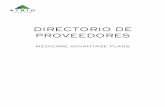 DIRECTORIO DE PROVEEDORES -  · PDF fileEste directorio de proveedores incluye los médicos de atención primaria, especialistas, hospitales, centros de