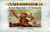 DAEMONS OF CHAOS - Home | Games Workshop Webstore · PDF fileA DO. r n a a n " o . A s o e . E a e ... MAGIA Los Chaos Wizards conocen el hechizo Invocar Bloodthirster of Wrath, además
