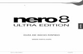 Nero 7 QuickStartftp6.nero.com/user_guides/nero8/quickstartguide/Nero8QuickStart... · Para instalar Nero 8, debe tener derechos administrativos para todos los ... Windows Vista™