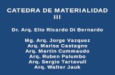 CATEDRA DE MATERIALIDAD III - m3db · PDF filelas decisiones de diseño general –a los principios éticos y al Oikos- y envolvente). Agua potable. Fuente de vida ... Tanque Imhoff