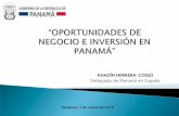 KHADÍN HERRERA -COSSÚ Embajada de Panamá en · PDF fileReforma del sistema educativo y ampliación de la infraestructura. ... de 2012 – Decreto de los países ... En Impuesto