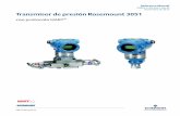 Transmisor de presión Rosemount 3051 - Automation … Rosemount Documen… · vi Manual de consulta 00809-0109-4001, Rev JA Contenido Noviembre de 2012 Contenido 2.11.3 Procedimiento