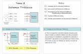 Sistemas Trifásicos - · PDF file8.5.-Estudio generalizado de los sistemas trifásicos. Trifásico 3' Receptor 2' 1' N' Monofásico ... Los motores TRIFASICOS pueden arrancar por