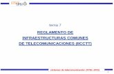 REGLAMENTO DE INFRAESTRUCTURAS COMUNES …ocw.upm.es/teoria-de-la-senal-y-comunicaciones-1/sistemas-de... · 1 tema 7 REGLAMENTO DE INFRAESTRUCTURAS COMUNES ... sistemas de telecomunicación