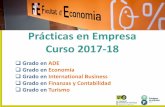 Prácticas en Empresa Curso 2017-18 - uv.es · PDF file(el curso acaba siempre el 30 de septiembre, ... con los Coordinadores de Movilidad Erasmus para que lo ...