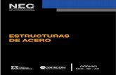 ESTRUCTURAS DE ACERO - cicp-ec. · PDF fileEspecificaciones técnicas y planos ... Combinación de juntas y elementos estructurales usados para transmitir fuerzas entre dos o más