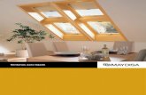 Ventanas para tejado - · PDF fileventanas para tejado, da como resultado una ventana que se posiciona ... Aislamiento térmico, acústico y resistencia al granizo Máxima protección