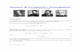 Resumen de Termometría y Termodinámica - · PDF fileFísica re-Creativa - S. Gil 5 Vmol (CNPT)=22.4 l (6) Ecuación de estado de los gases ideales: El conjunto de las leyes anteriores