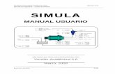 SIMULA - uc. · PDF file♦ Determinar parámetros molienda dual en forma simultanea con información planta Objetivos Específicos ... • Media Charge-Dynamics-SAG Mills