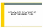 REPARACIÓN DE APARATOS ELECTRODOMÉ · PDF file3 PRESENTACIÓN A partir del Ciclo Escolar 2009-2010 la Dirección General del Bachillerato incorporó en su plan de estudios los principios