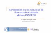 Acreditación de los Servicios de Farmacia Hospitalaria ... · PDF fileInstituto para la Acreditación y Evaluación de las Prácticas Sanitarias (INACEPS) La Conselleria de Sanitat