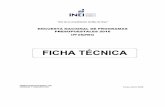 FICHA TÉCNICA - inei.gob.pe · PDF fileFICHA TÉCNICA ENCUESTA NACIONAL DE PROGRAMAS ... - Determinar la población que tiene conocimiento de la transmisión y prevención del dengue