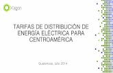 TARIFAS DE DISTRIBUCIÓN DE ENERGÍA ELÉCTRICA · PDF filede consumo. El informe ... unitario de la energía es inversamente ... se hace la equivalencia del cargo fijo al cargo por