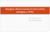Alergias Alimentarias:Enterocolitis alérgica y APLVmanuelosses.cl/BNN/enterocolitis_alergica.pdf · Clases de alergias alimentarias Clase 1: originadas por la ingesta del alimento,