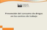 Prevención del consumo de drogas en los centros de · PDF fileConclusiones sobre el consumo de sustancias en población trabajadora (ENA, 2008) El índice de dependencia a tabaco