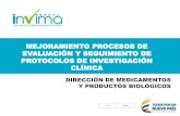 Presentación de PowerPoint - Invima · PDF fileestabilidad de medicamentos en investigación ASS-RSA-FM088 Formato de presentación y evaluación de protocolos de investigación ASS-RSA-FM055