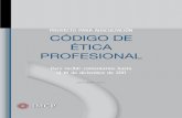 Codigo de Etica IMCP - Instituto Mexicano de Contadores ... · PDF file7 CÓDIGO DE ÉTICA PROFESIONAL SECCIÓN 100 Introducción y principios fundamentales 100.1 Una marca distintiva