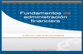 Fundamentos de administración financiera · PDF fileMAPA CONCEPTUAL . 7 INTRODUCCIÓN ... recursos financieros para el logro de los objetivos de la organización con mayor eficiencia
