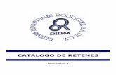 CATALOGO DE RETENES - RIRSA - · PDF fileRetenes Industriales Rodríguez, S.A. de C.V. Introducción Los retenes industriales son partes básicas para la conservación y mantenimiento