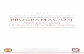 10. PROGRAMACIÓN DE GALEGO - · PDF file2.4.3. DISTRIBUCIÓN ... Estatuto de Autonomía para proporcionaren aos emigrantes galegos servizos culturais e lingüísticos na lingua galega