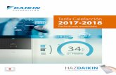 Tarifa Calefacción 2017-2018 - idaikin.esidaikin.es/catalogos/tarifa-calefaccion-2017-2018.pdf · 4 Líder en europa desde 1972 Un alto crecimiento de la demanda en Europa en sistemas