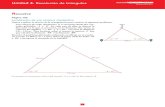 Unidad 4. Resolución de triángulos · PDF fileVamos a aplicar la técnica de la triangulación para resolver el siguiente problema: Una emisora de radio clandestina E se sintoniza