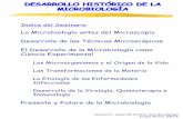 DESARROLLO HIST ÓRICO DE LA MICROBIOLOGÍA - Iniciosgpwe.izt.uam.mx/files/users/uami/aura/historia_microbiologia.pdf · DESARROLLO HIST ÓRICO DE LA MICROBIOLOGÍA Seminario 1.-