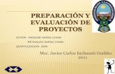 Msc. Javier Carlos Inchausti Gudiño 2011 · PDF fileLa decisión de localización de un proyecto es una decisión de largo plazo con repercusiones económicas importantes que deben