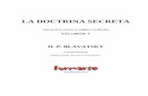 LA DOCTRINA SECRETA - SanctusGermanus.net H P - La Doctrina Secret… · ... Uno de los Nombres Secretos del Eterno Uno – El conocimiento secreto de ... 4 Sección XVI ... Kabalah