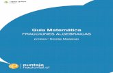 Guía Matemática - cdn.  · PDF file.cl open green road Guía Matemática FRACCIONES ALGEBRAICAS profesor: Nicolas Melgarejo´