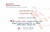 Química General - Universidad Católica de Ávila · PDF fileWhitten, K. W. “Química General”. Mc Graw-Hill, 1999. La asignatura se desarrollará a través de los siguientes